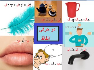 Urdu class 1 Lesson  24, Urdu do Harfi Alfaz, دو حرفی الفاظ