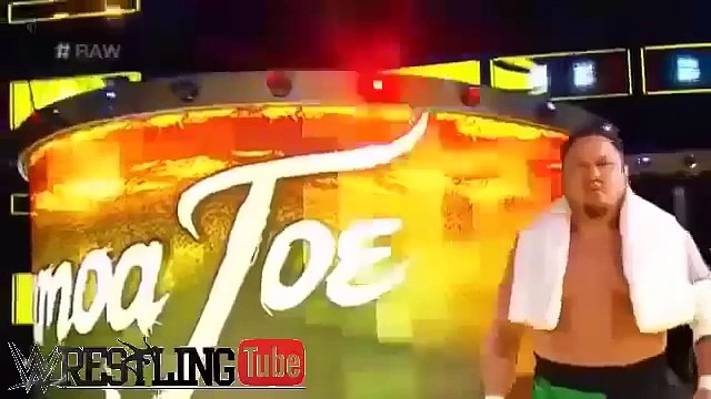 Roman Reigns Vs Braun Strowman Vs Samoa Joe Intercontinental championship Match on Raw 2018