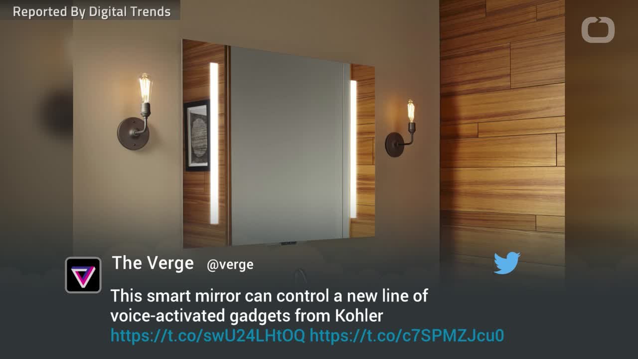 Verdera, an Alexa-enabled mirror from Kohler, makes your whole bathroom smart