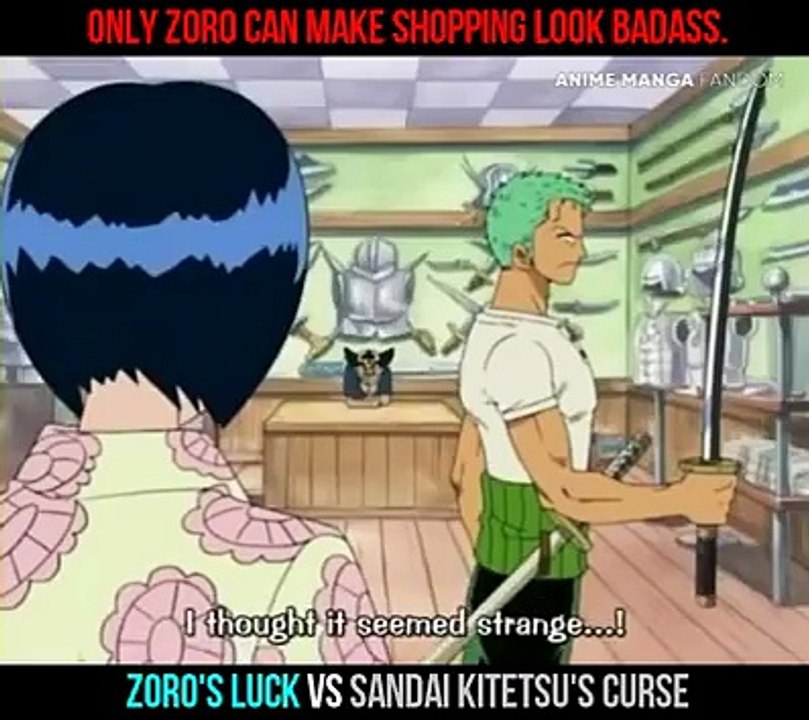 Zoro's luck vs Demon Splitter