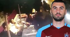Trabzonsporlu Burak Yılmaz'ın Kaza Yaptığı Geceden Yeni Görüntüler Ortaya Çıktı