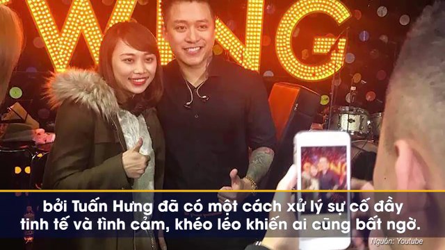 Tuấn Hưng ghi điểm khi xử lý sự cố giọng hát quá chất: không nhận cát-xê và mời khán giả song ca