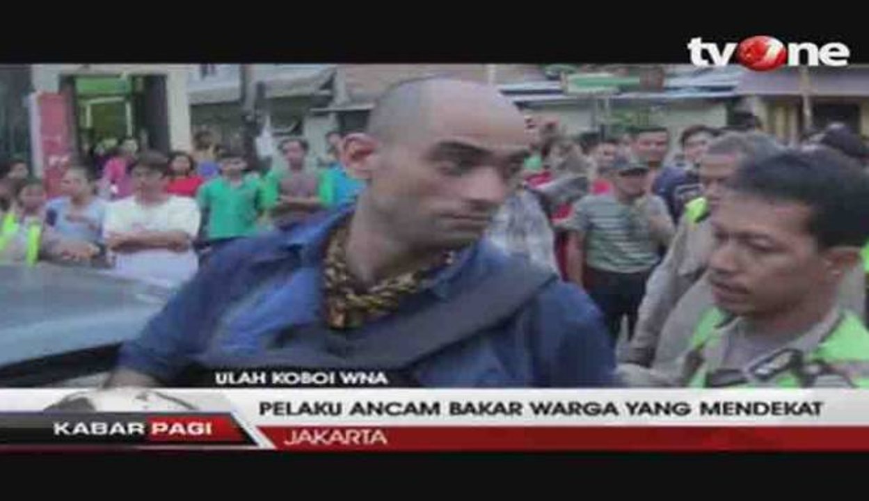 Aksi Koboi WNA Timur Tengah, Marah dan Ancam Warga