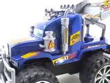 Monster Toy Truck With Racing Spoiler Friction Powered Trucks RTR