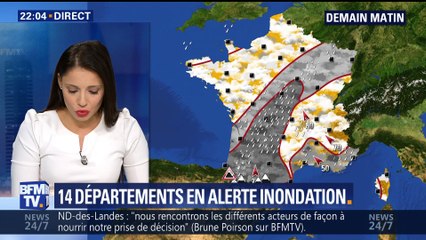 Eleanor : 14 départements en alerte inondation (1/2)