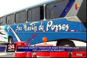 Entró en vigencia norma que restringe el tránsito de buses por Serpentín de Pasamayo