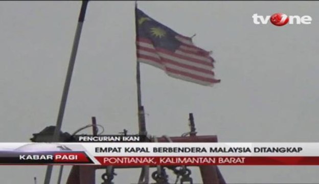 Mencuri Ikan di Perairan Indonesia, Kapal Malaysia Ditangkap