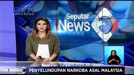 BNN Gagalkan Penyeludupan Sabu Asal Malaysia