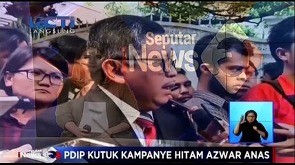 PDIP Kutuk Kampanye Hitam Terhadap Azwar Anas