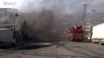 Avcılar’da E-5’i dumana boğan fabrika yangını