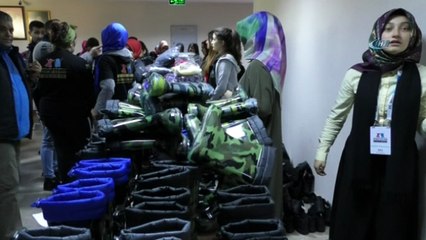 Hatay’da bin 300 çocuğa kıyafet yardımı