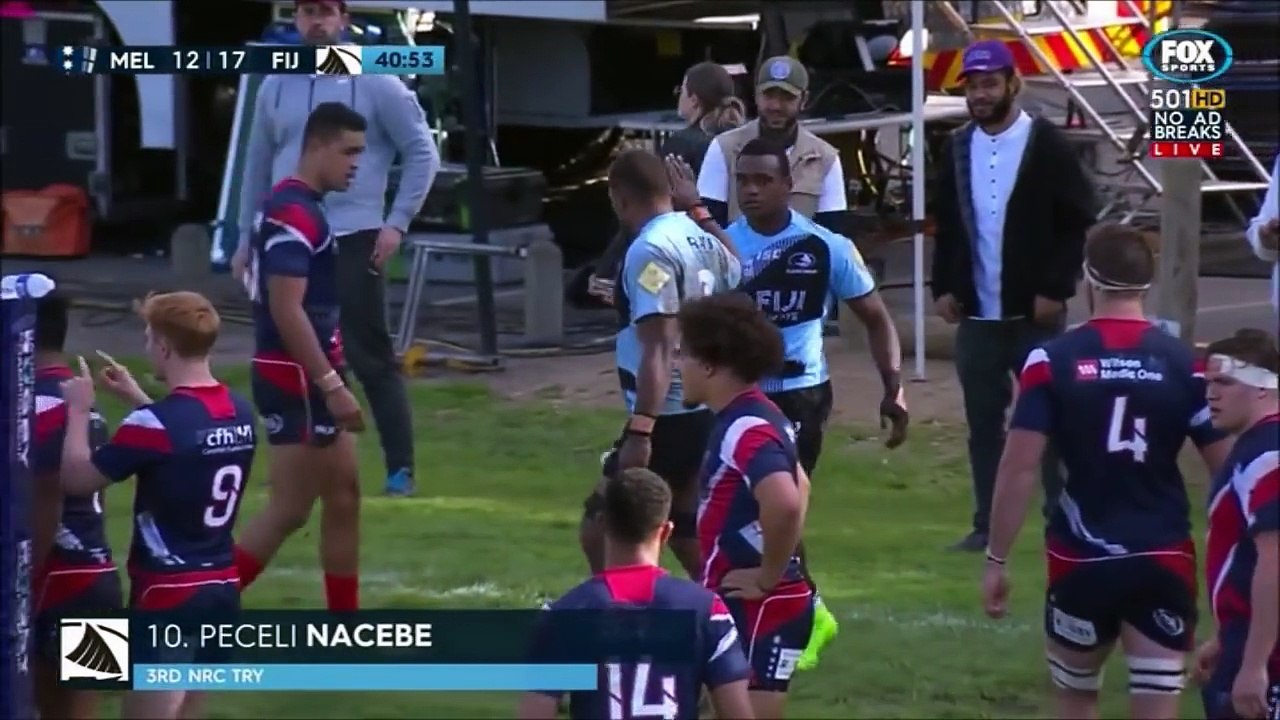 La vitesse impressionnante de Peceli Nacebe