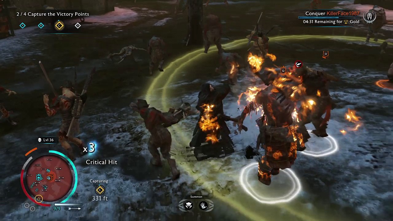 SHADOW OF WAR ONLINE CONQUEST KillerFace1987 FORTRESS