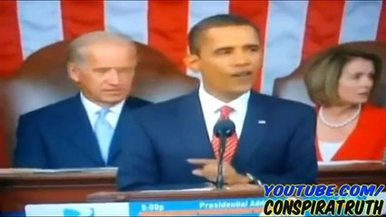 Ερπετόμορφος αλλάζει μορφή κατά τη διάρκεια ομιλίας του Ομπάμα!!!