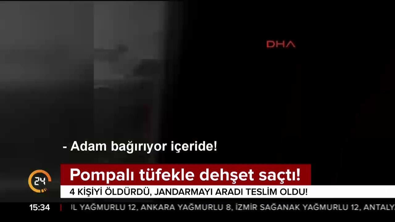 Pompalı tüfekle dehşet saçtı