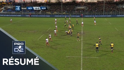 PRO D2 - Résumé Nevers-Aurillac: 31-8 - J18 - Saison 2017/2018