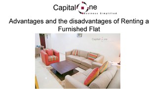 Advantages and the disadvantages of renting a furnished flat