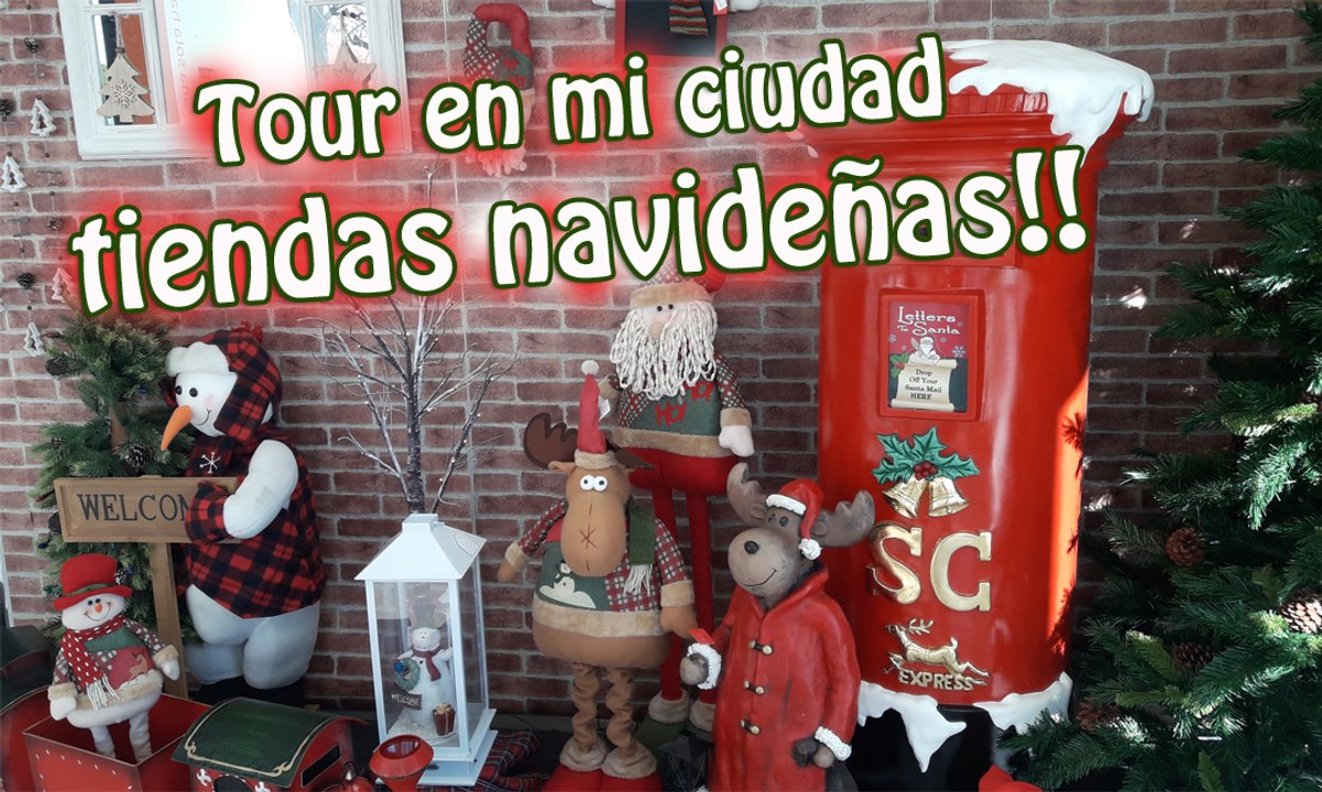 TOUR DECORACIÓN DE NAVIDAD en Jysk Bauhaus Leroy Merlin Carrefour VLOGMAS 2017 Aracelli Vlogs