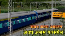 Dibrugarh to Lalgarh Avadh Assam Express Departure from Sakurbasti || IR In MSTS Open Rail