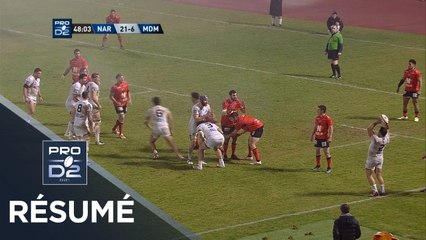 PRO D2 - Résumé Narbonne-Mont de Marsan: 41-23 - J18 - Saison 2017/2018