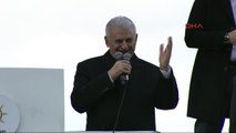 Kırşehir-Başbakan Binali Yıldırım Kırşehir'de Halka Seslendi