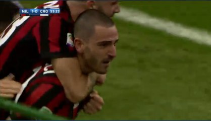 Leonardo Bonucci Goal - AC Milan 1-0 Crotone 06.01.2018