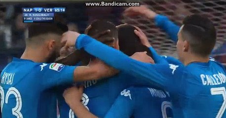 Koulibaly Goal - Napoli 1-0 Verona