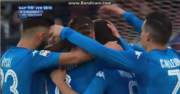 Koulibaly Goal - Napoli 1-0 Verona