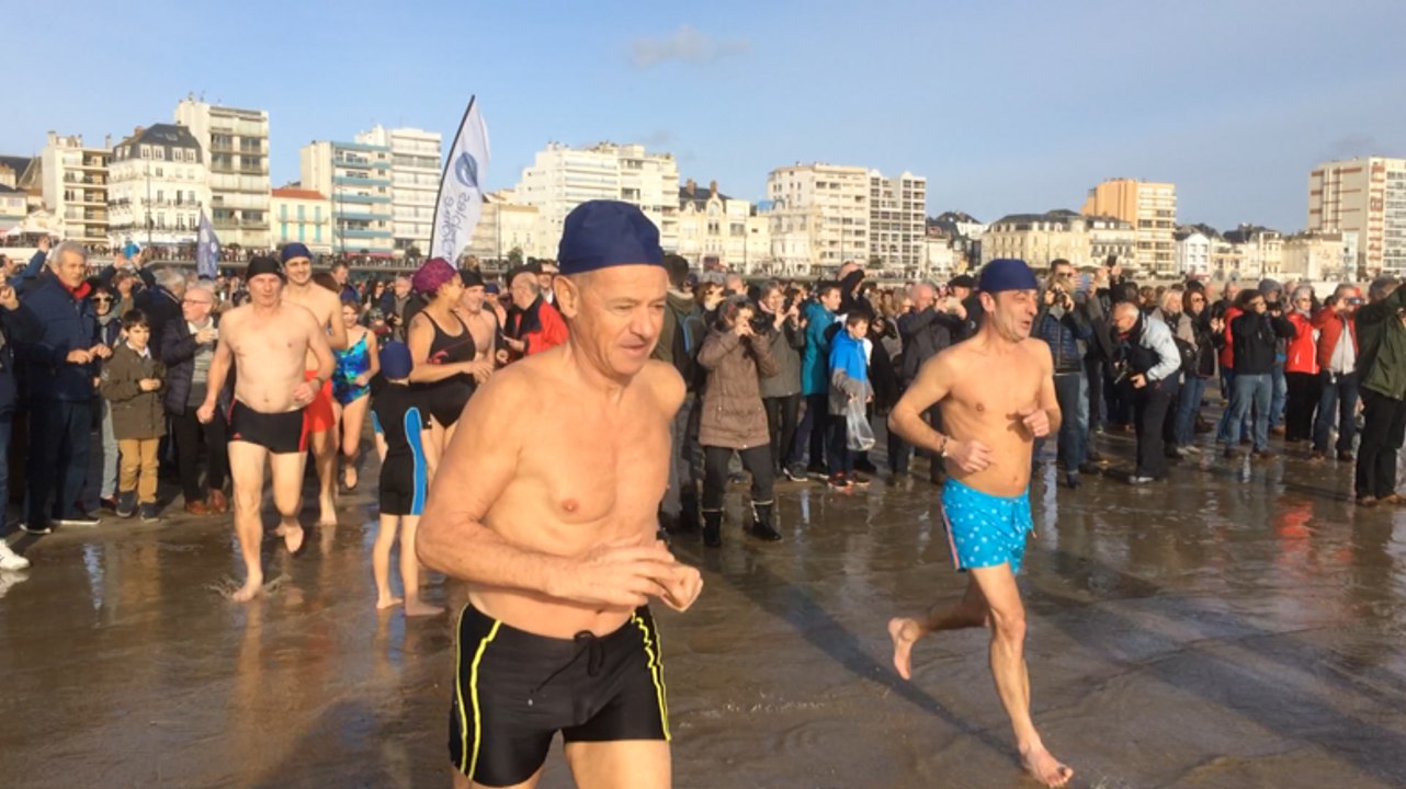 La premier bain de l'année