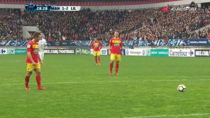 Le Mans 2-4 Lille - les Buts - 06.01.2018