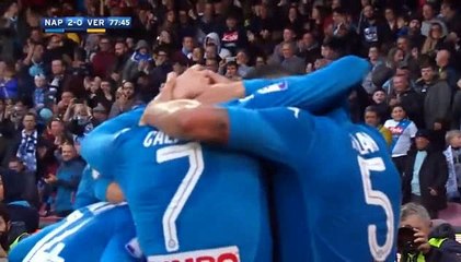 Napoli - Hellas Verona 2-0 GOAL Callejon 06-01-2018