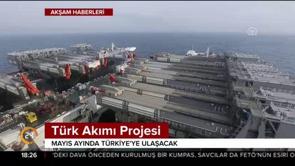 TürkAkım mayısta Türkiye'de