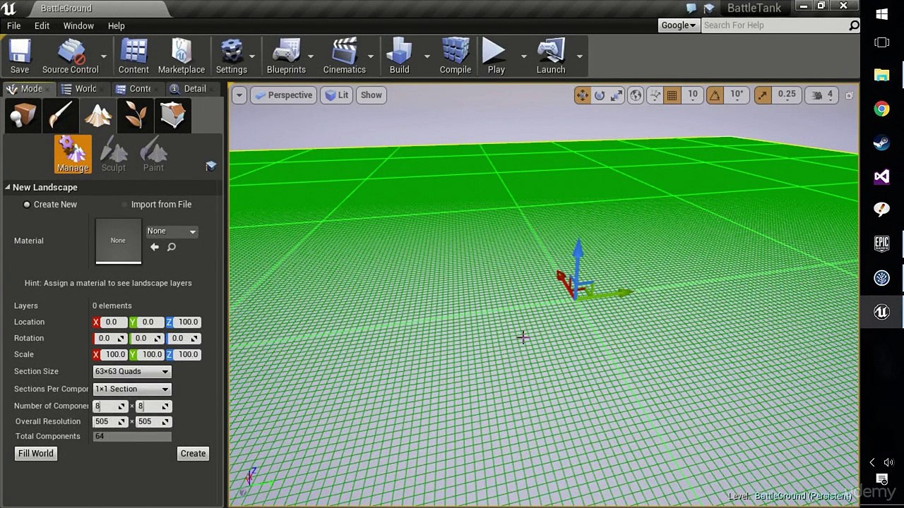 98. Landscape Setup & Scaling