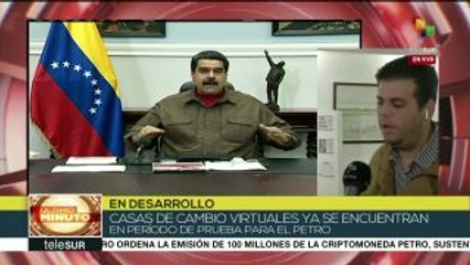 Vargas: Sector comercio puede proteger sus bolívares comprando Petro