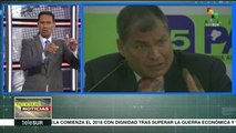 Regresa Rafael Correa a Ecuador para encabezar la campaña del NO