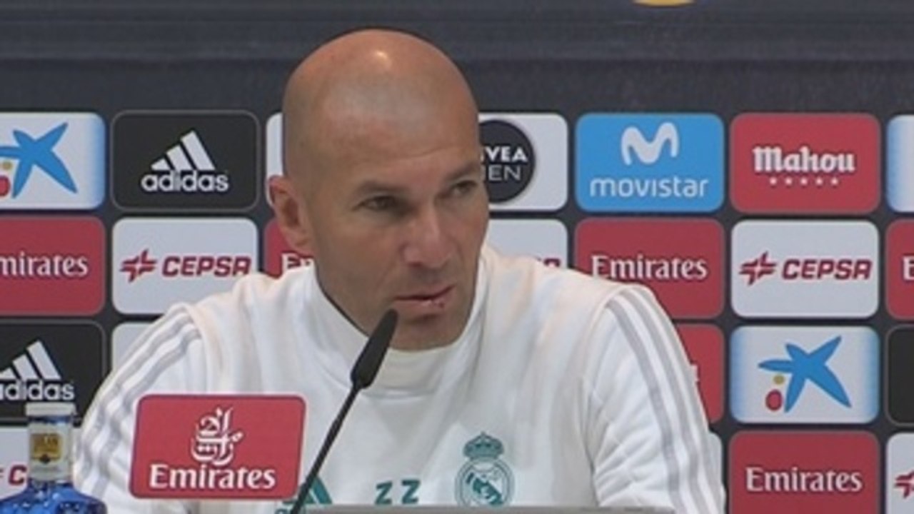 Zidane: "Sabemos de la dificultad del partido de mañana"