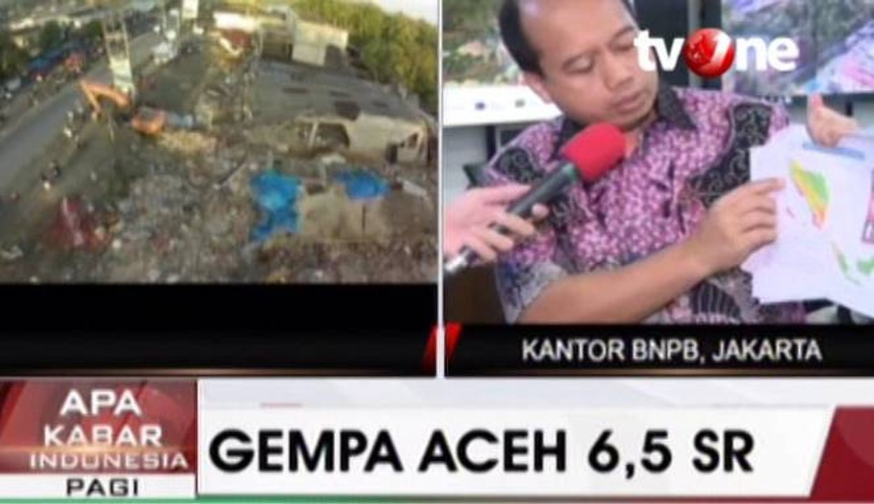 BNPB Daerah Aceh Rawan Gempa