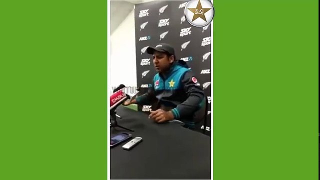 Sarfraz Ahmed Press Conference before Pakistan vs New Zealand 1st ODI 2018