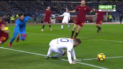Marten de Roon Goal HD - AS Roma	0-2	Atalanta 06.01.2018