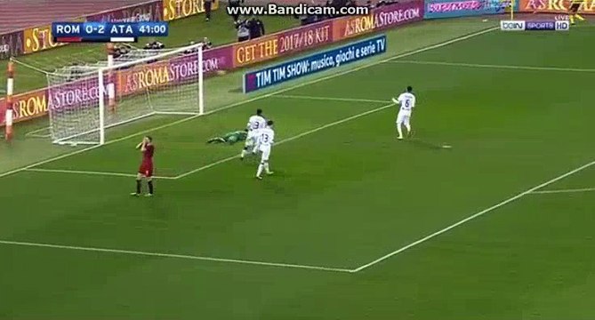 Dzeko Incredible Miss HD - AS Roma 0-2 Atalanta Bergamo 06.01.2018
