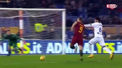 Edin Dzeko Goal HD - AS Roma	1-2	Atalanta 06.01.2018
