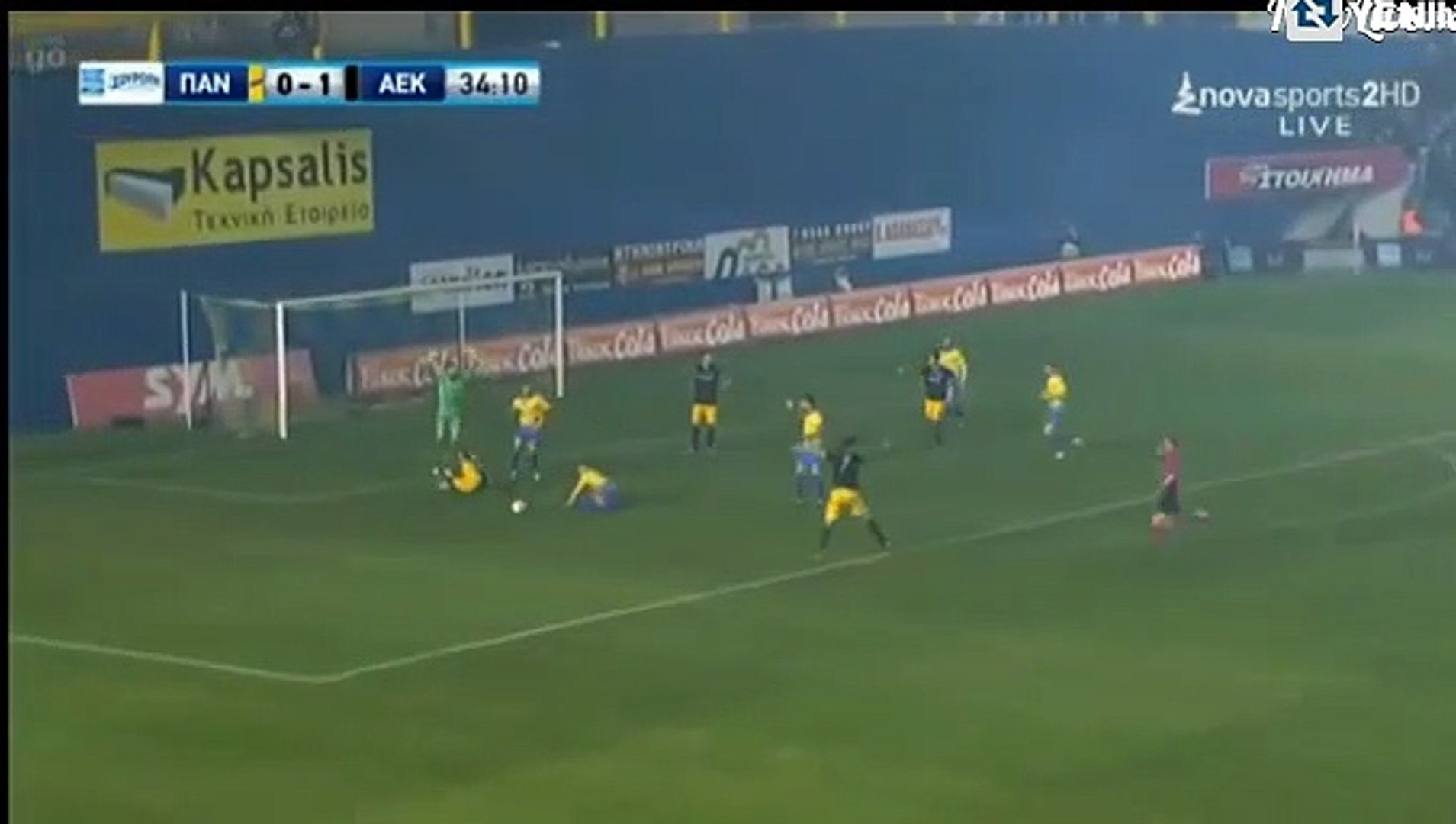 0-2 LazarosChristodoulopoulos Goal (Pen.) - Panaitolikos - AEK Athens -  video Dailymotion