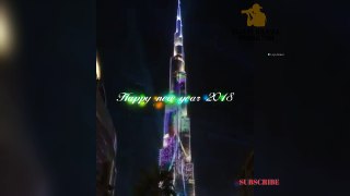 Dubai celebrate new year || burj khalifa beautiful view 2018