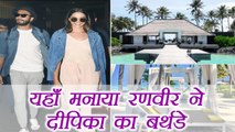 Ranveer Singh Celebrates Deepika Padukone's Birthday at Plush Resort, Maldives | FilmiBeat