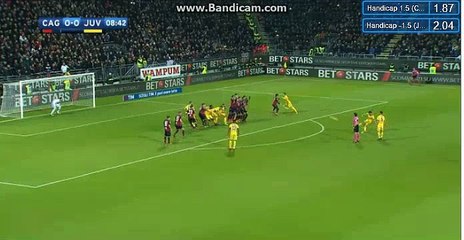 Paolo Dybala Hits Crossbar - Cagliari 0-0 Juventus
