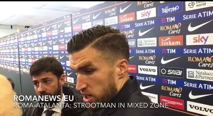 Roma-Atalanta: Strootman in mixed zone