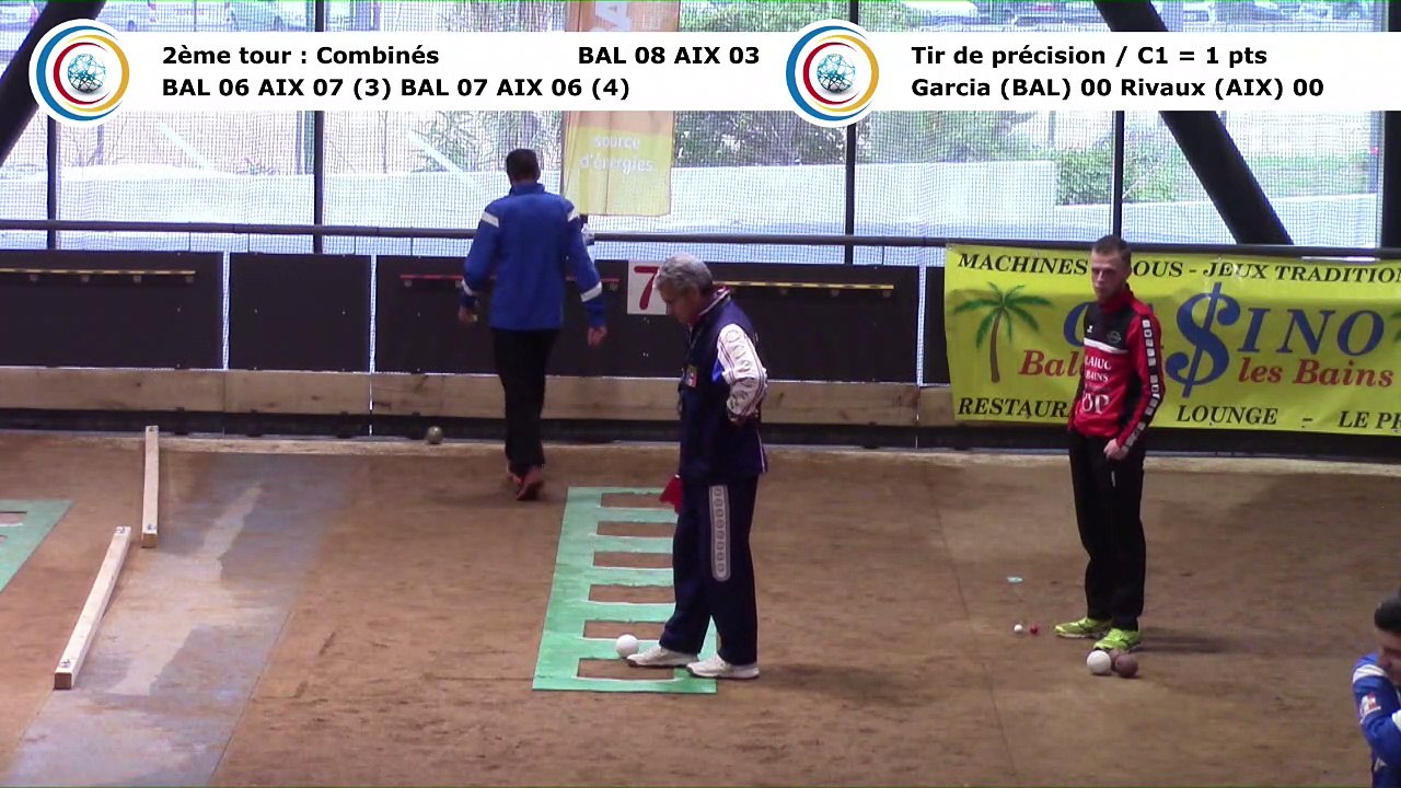 Second tour intégral, Club Elite Masculin, J8, Balaruc-les-Bains contre Aix-les-Bains, janvier 2018