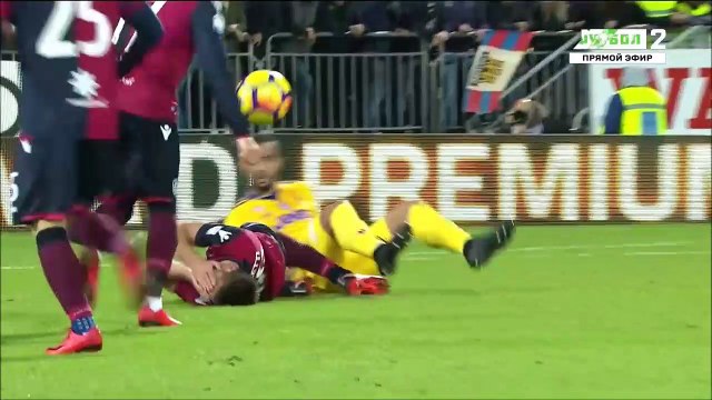 0-1 Federico Bernardeschi Goal Italy Serie A - 06.01.2018 Cagliari Calcio 0-1 Juventus FC