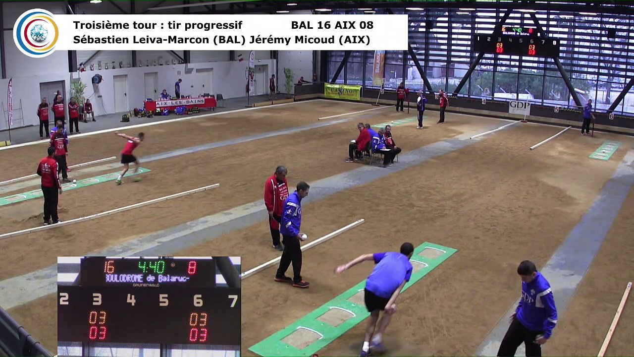Troisième tour, tir progressif, Club Elite Masculin, J8, Balaruc-les-Bains contre Aix-les-Bains, janvier 2018