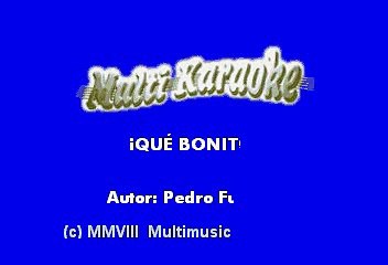 Banda El Recodo - Que bonito (Karaoke)